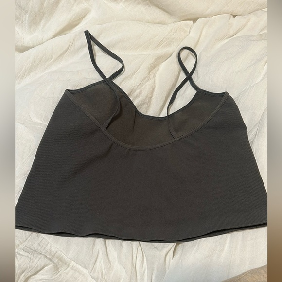 NWOT FP Movement Black Camisole Crop Top with Spaghetti Straps - Picture 2 of 3